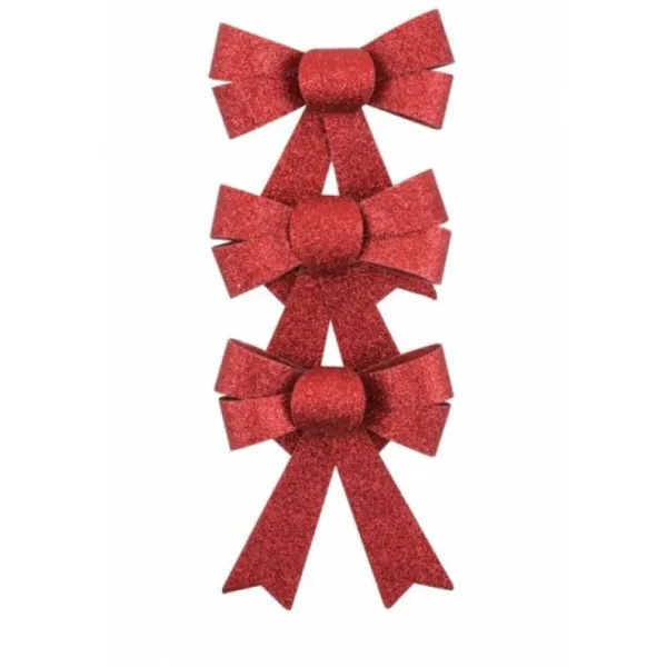 Badaboum Noeud Paillet Rouge X 3 Pi Ces Online