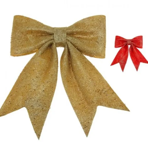 Badaboum Noeud Papillon Paillet De Noel Rouge Or Outlet