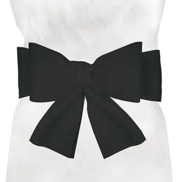 Badaboum Noeud Pour Housse De Chaise Noir X 6 Pi Ces