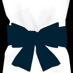 Badaboum Noeud Pour Housse De Chaise Bleu Marine X 6 Pi Ces