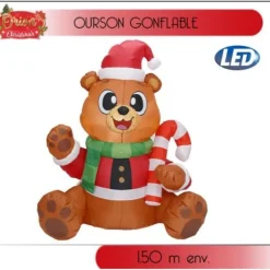 Badaboum Ourson Gonflable Lumineux 150Cm Online