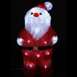 Badaboum P Re Noel Acrylique Lumineux 30 Led Hot