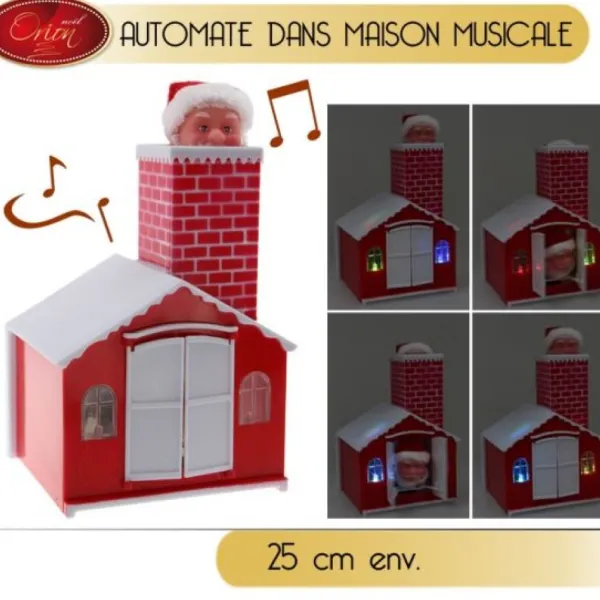 Badaboum P Re Noel Automate Dans Sa Maison Musicale Sale