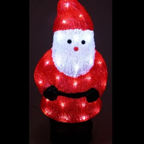 Badaboum P Re Noel Original Lumineux Acrylique 40 Led Blanc Sale