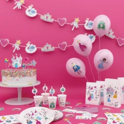 Sale Paille Princesses 20Cm X8Pcs Theme Deco Princesse