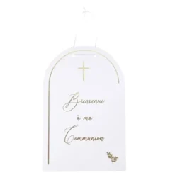Hot Pancarte Bienvenue A Notre Communion Puret Theme Communion