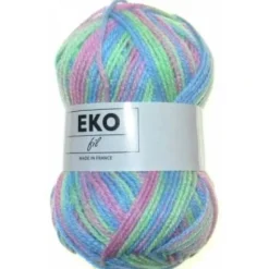 Outlet Pelote De Fil Tricoter Ekofil Pastel Theme Deco Pastel