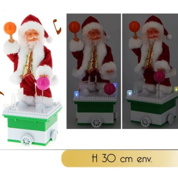 Badaboum Pere Noel Automate Danse Et Joue Au Basket Sale