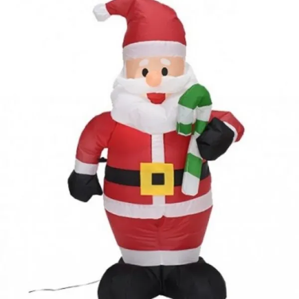 Badaboum Pere Noel Gonflable Lumineux Avec Sucre D'Orge Best