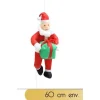 Badaboum Pere Noel Grimpeur 60Cm Avec Paquet Cadeau Clearance