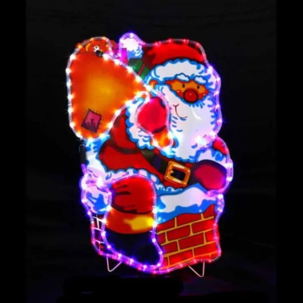 Badaboum Pere Noel Lumineux 96 Led Multicolores Sale