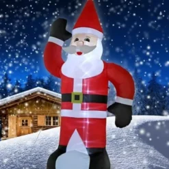 Badaboum Pere Noel Lumineux Gonflable 120Cm Sale