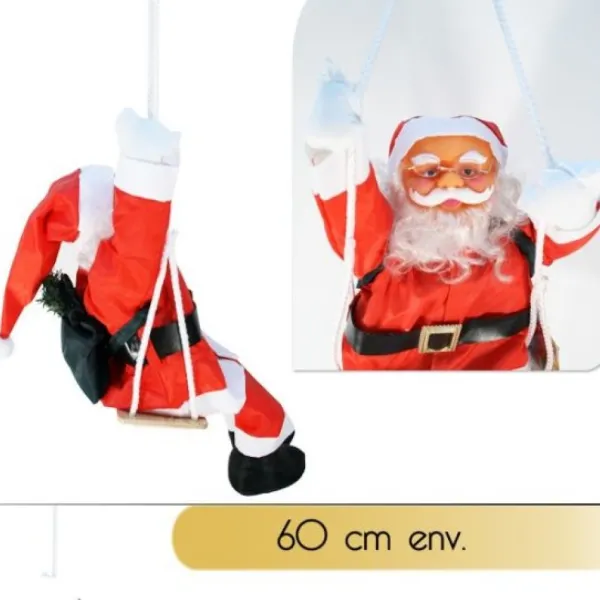 Badaboum Pere Noel Sur Balancoire 60Cm Online
