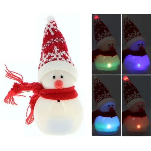 Badaboum Petit Bonhomme De Neige Lumineux 10Cm Outlet