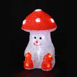 Badaboum Petit Champignon Lumineux En Acrylique A Pile Best