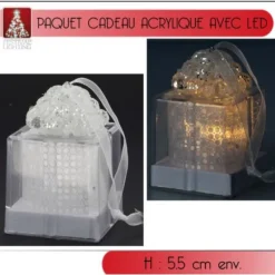 Badaboum Petit Paquet Cadeau Lumineux Acrylique Led Sale