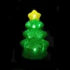 Badaboum Petit Sapin Lumineux Vert Avec Etoile Acrylique Best