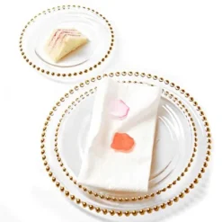 Discount Petite Assiette Plastique Perle Or X 6 Pi Ces Theme Eco-Responsable