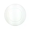 New Petite Assiette Plastique Ronde R Utilisable Transparente X 6 Pi Ces Theme Eco-Responsable