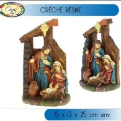 Badaboum Petite Creche De Noel En R Sine X 3 Pi Ces Outlet