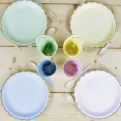 Outlet Petites Fourchettes En Bois Vert Pastel X 8 Pi Ces Theme Deco Pastel