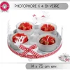 Badaboum Photophore De Noel En Verre Rond X 4 Pi Ces Clearance