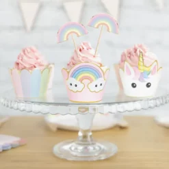 Outlet Pics Cocktails Arc En Ciel X10 Pi Ces Theme Licorne