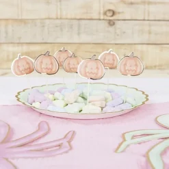 Badaboum Pics Cocktails Citrouille Pastel X10 Pi Ces Outlet