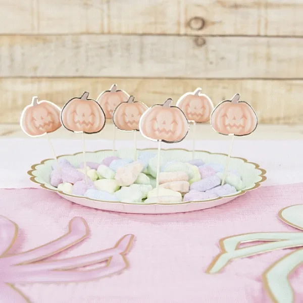 Badaboum Pics Cocktails Citrouille Pastel X10 Pi Ces Outlet