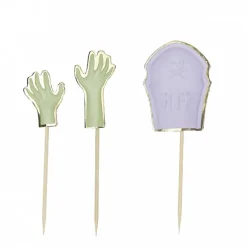 Badaboum Pics Cocktails Deco Halloween Rip X10 Pi Ces Outlet