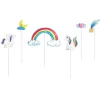 Online Pique G Teau Bois Et Carton Licornes X6Pcs Theme Licorne