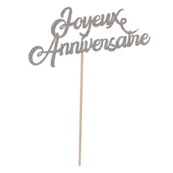 New Pique G Teau Joyeux Anniversaire Argent Theme Joyeux Anniversaire