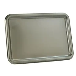 Clearance Plateau En Plastique Argent R Utilisable Lunch 35 X 24Cm X 2 Pi Ces Theme Eco-Responsable
