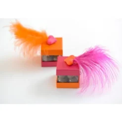 Badaboum Plume De D Coration Turquoise 7Cm X 20 Pi Ces