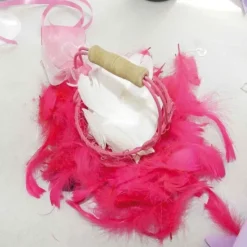 Badaboum Plume Feuille Rose X 96 Pi Ces