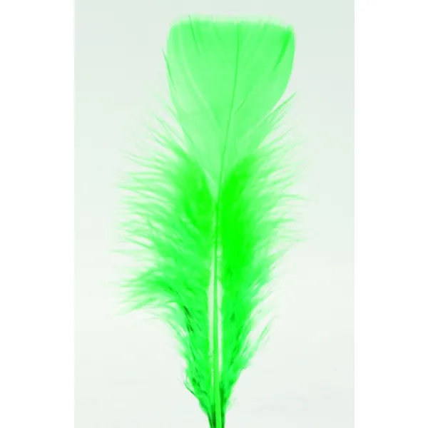 Badaboum Plumes Pieds Plats Vert X100Pcs
