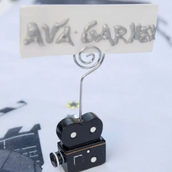 Clearance Porte Nom Camera Theme Cinema