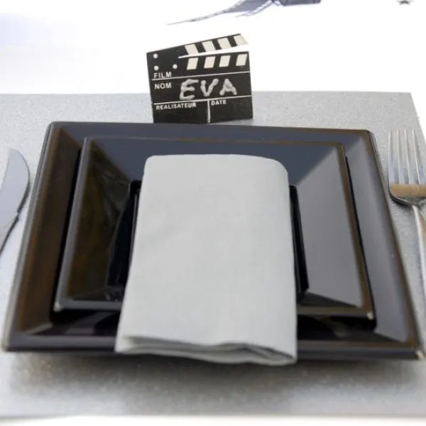 Sale Porte Nom Hollywood 7 Cm X 3 Pi Ces Theme Cinema