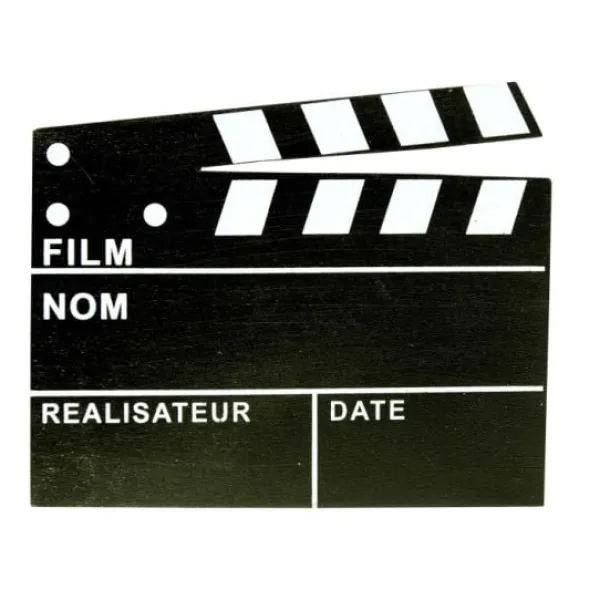 Sale Porte Nom Hollywood 7 Cm X 3 Pi Ces Theme Cinema