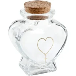 Best Pot En Verre Coeur Drag Es C R Monie Theme Communion