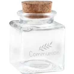 Sale Pot Encrier Communion En Verre Transparent Theme Bapteme