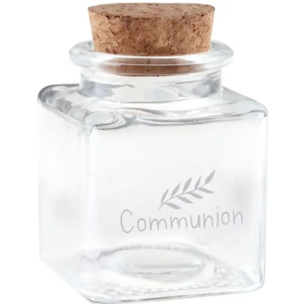Sale Pot Encrier Communion En Verre Transparent Theme Bapteme