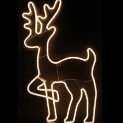 Badaboum Renne Lumineux Milky Blanc Chaud Sale