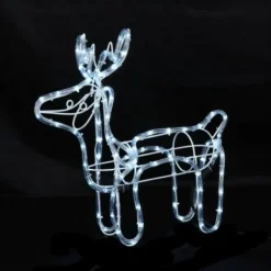 Badaboum Renne Lumineux Solaire 96 Led Blanc Sale