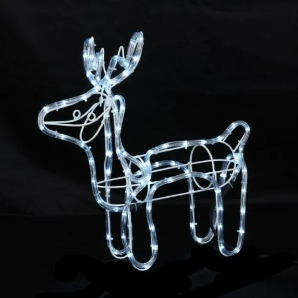 Badaboum Renne Lumineux Solaire 96 Led Blanc Sale