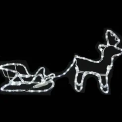 Badaboum Renne Traineau Lumineux 108 Led Blanc Best