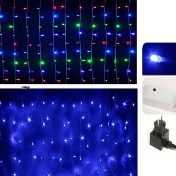 Badaboum Rideau Lumineux Digital 128 Leds New