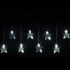 Badaboum Rideau Lumineux Noel 8 Tomb Es Motif Toile Outlet