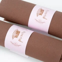 Clearance Rond De Serviette Bapteme Princesse X 6 Pi Ces Theme Bapteme