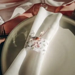 Badaboum Rond De Serviette Vegetal Peony X 10 Pi Ces Online